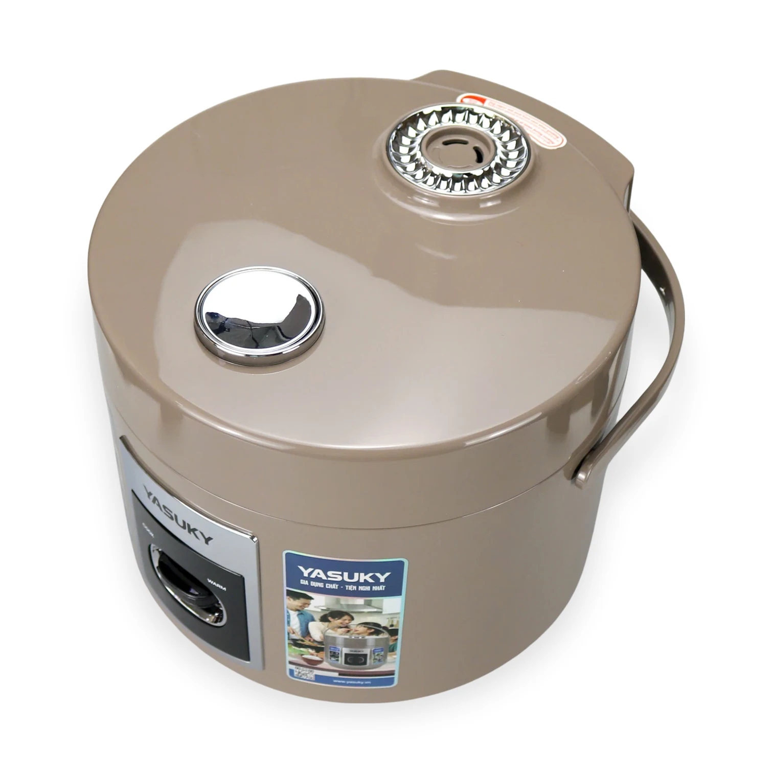 Nồi cơm quai xách 1,8L men chống dính Ceramic YK-5818 - Ảnh 2