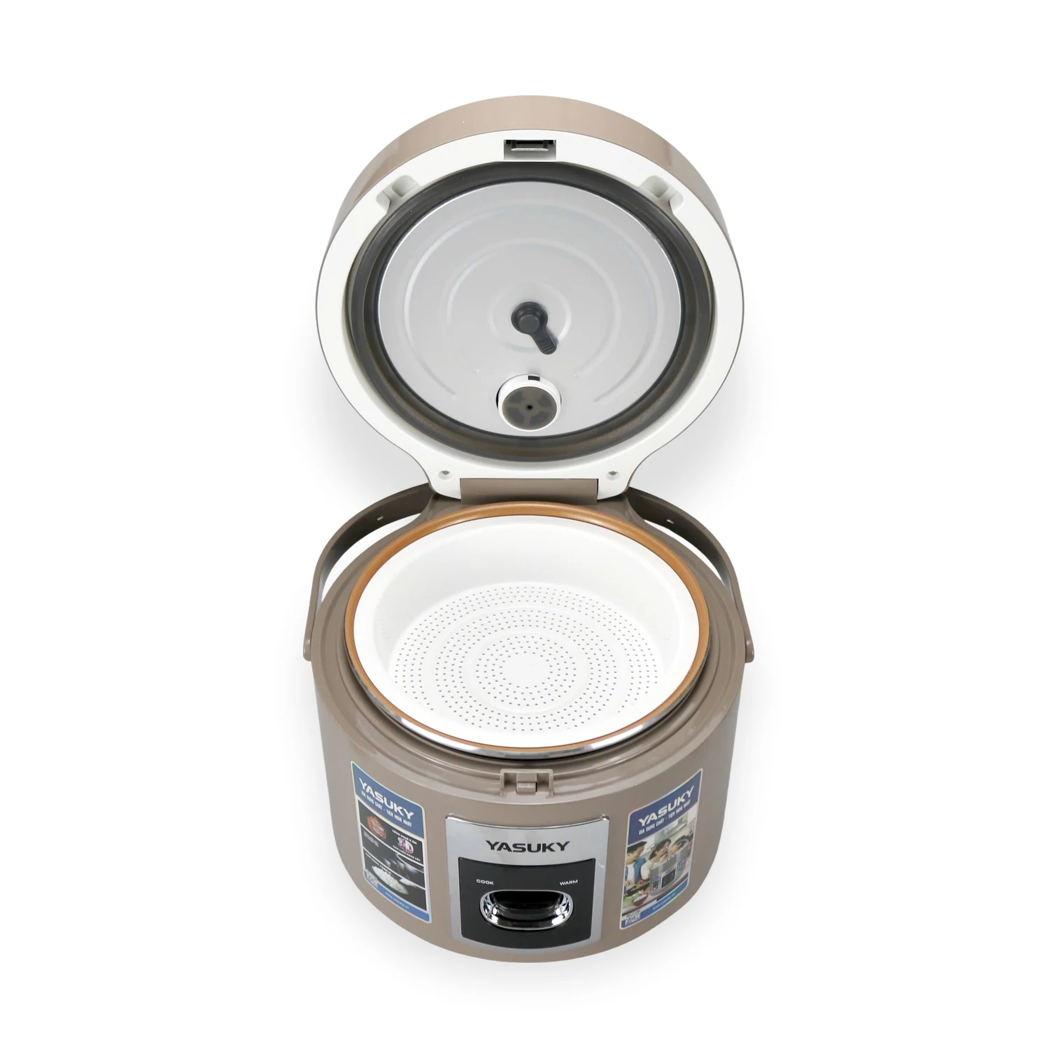 Nồi cơm quai xách 1,8L men chống dính Ceramic YK-5818 - Ảnh 5