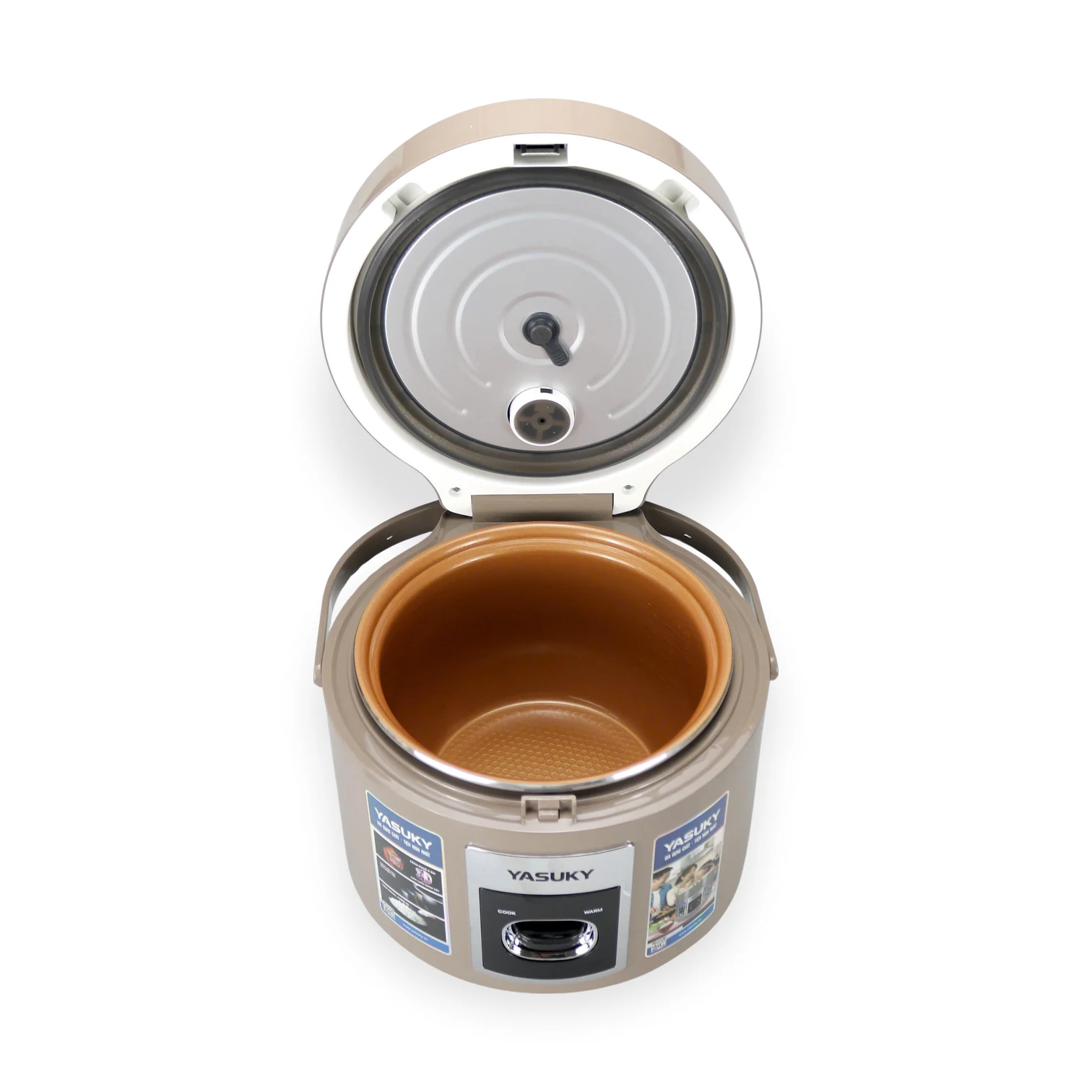 Nồi cơm quai xách 1,8L men chống dính Ceramic YK-5818 - Ảnh 6