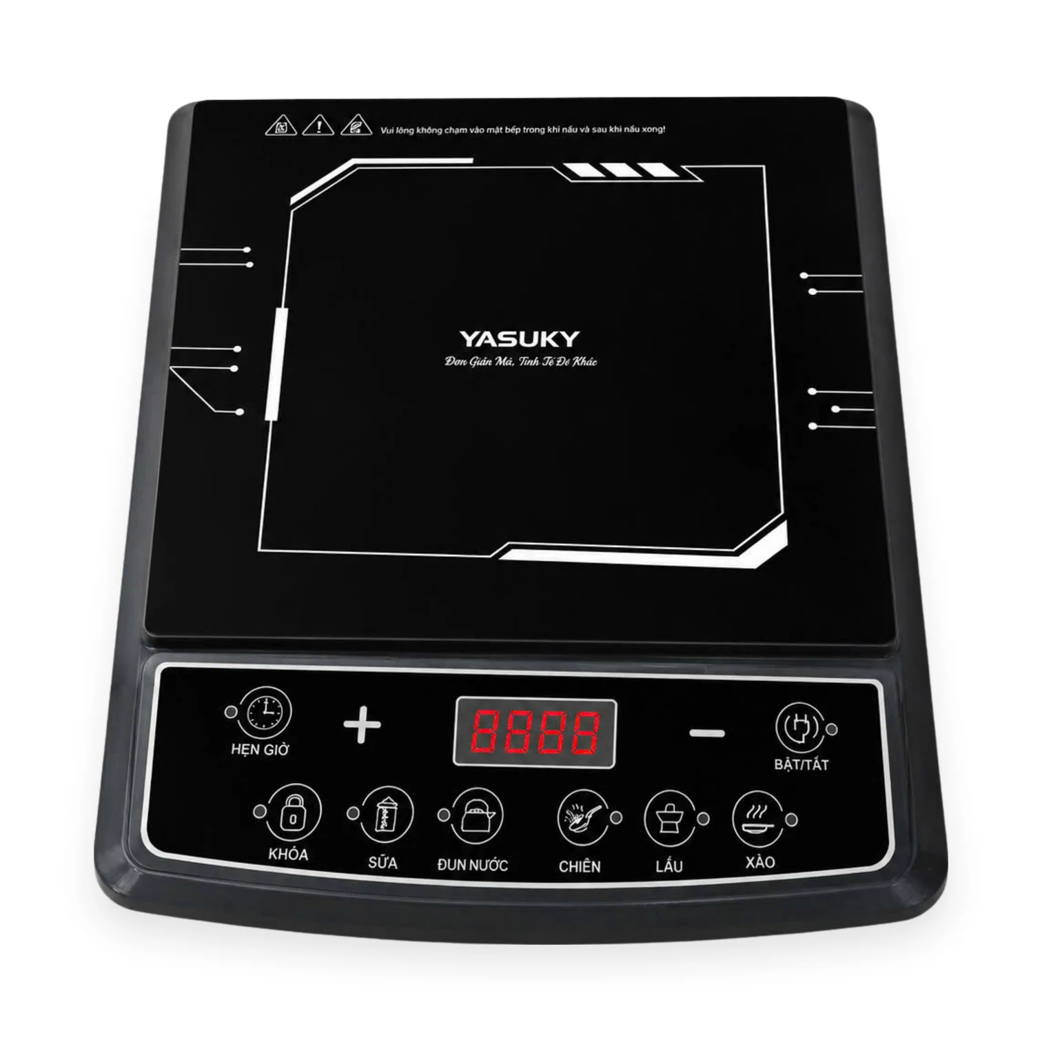 Bếp điện từ đơn 1550w kính gốm YK-5115 - Ảnh 3