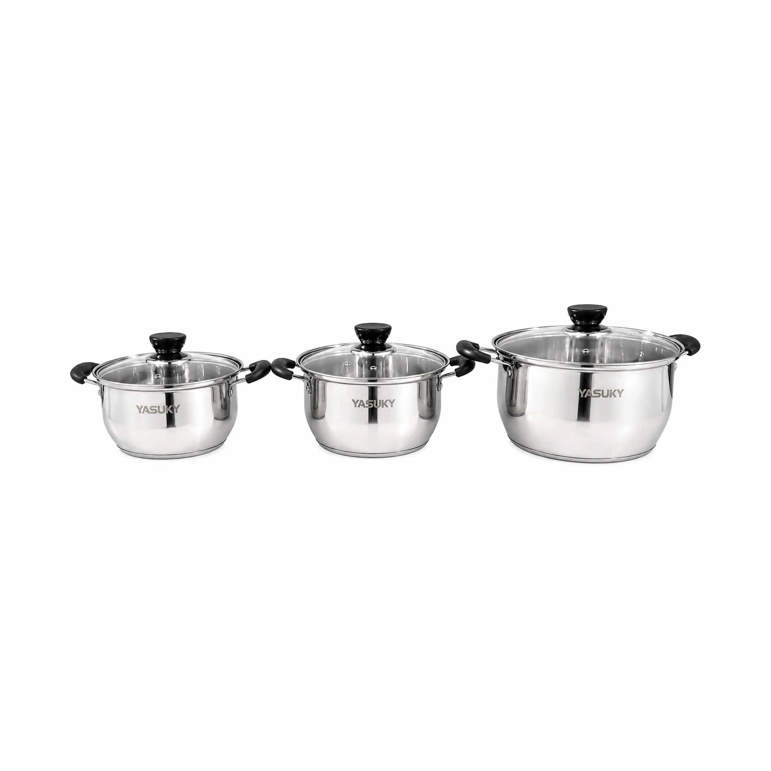 Bộ Nồi inox 3 đáy 18-20-24cm YK-2401 - Ảnh 2