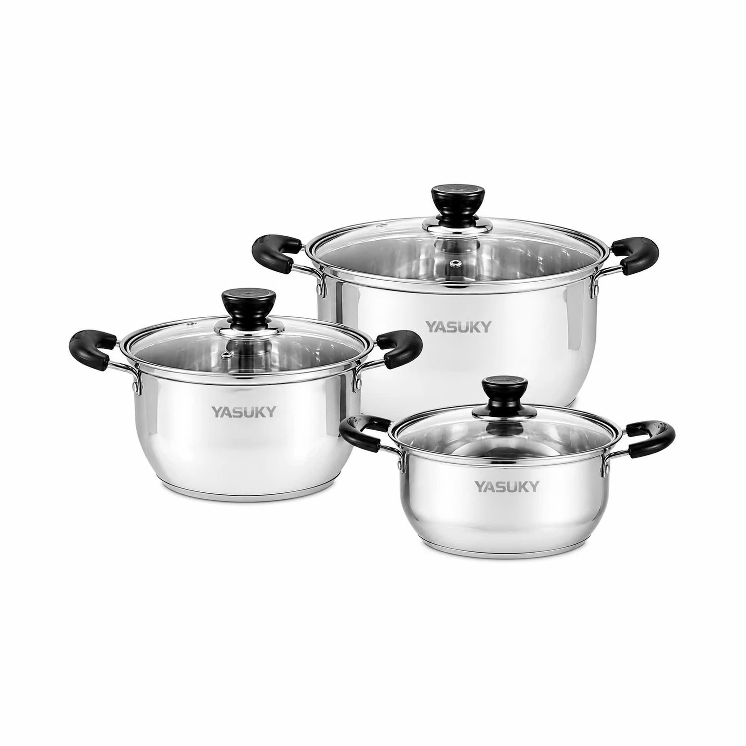 Bộ Nồi inox 3 đáy 18-20-24cm YK-2401