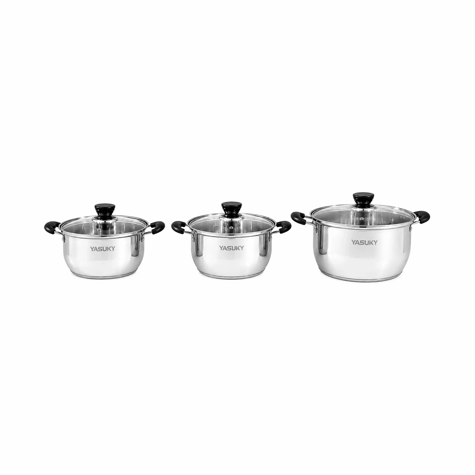 Bộ Nồi inox 3 đáy 18-20-24cm YK-2401 - Ảnh 3